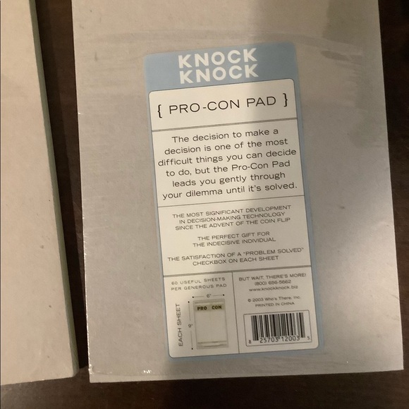 4 New Funny Knock Knock Note Pads π - Picture 7 of 9